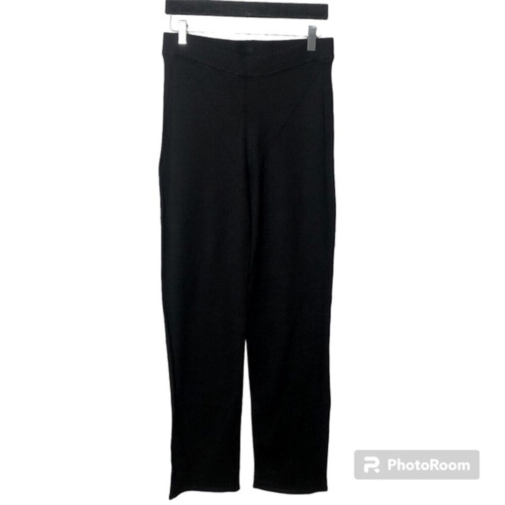 Good American Pants Women’s 28 High Waist Tall Comfort Black Pull On Casual
